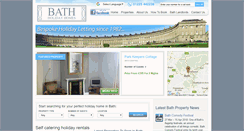 Desktop Screenshot of bathholidayhomes.co.uk